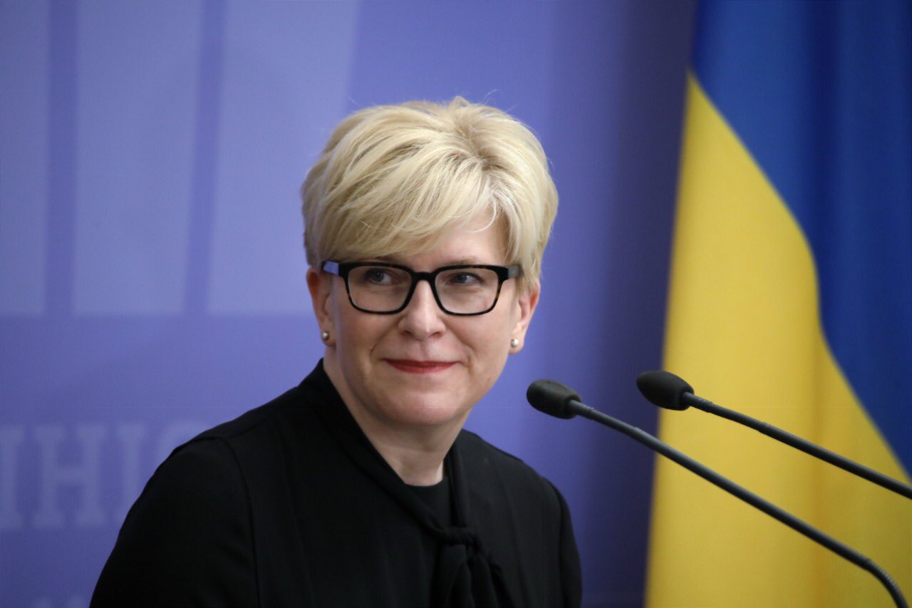 Lithuanian Prime Minister Ingrida Simonyte